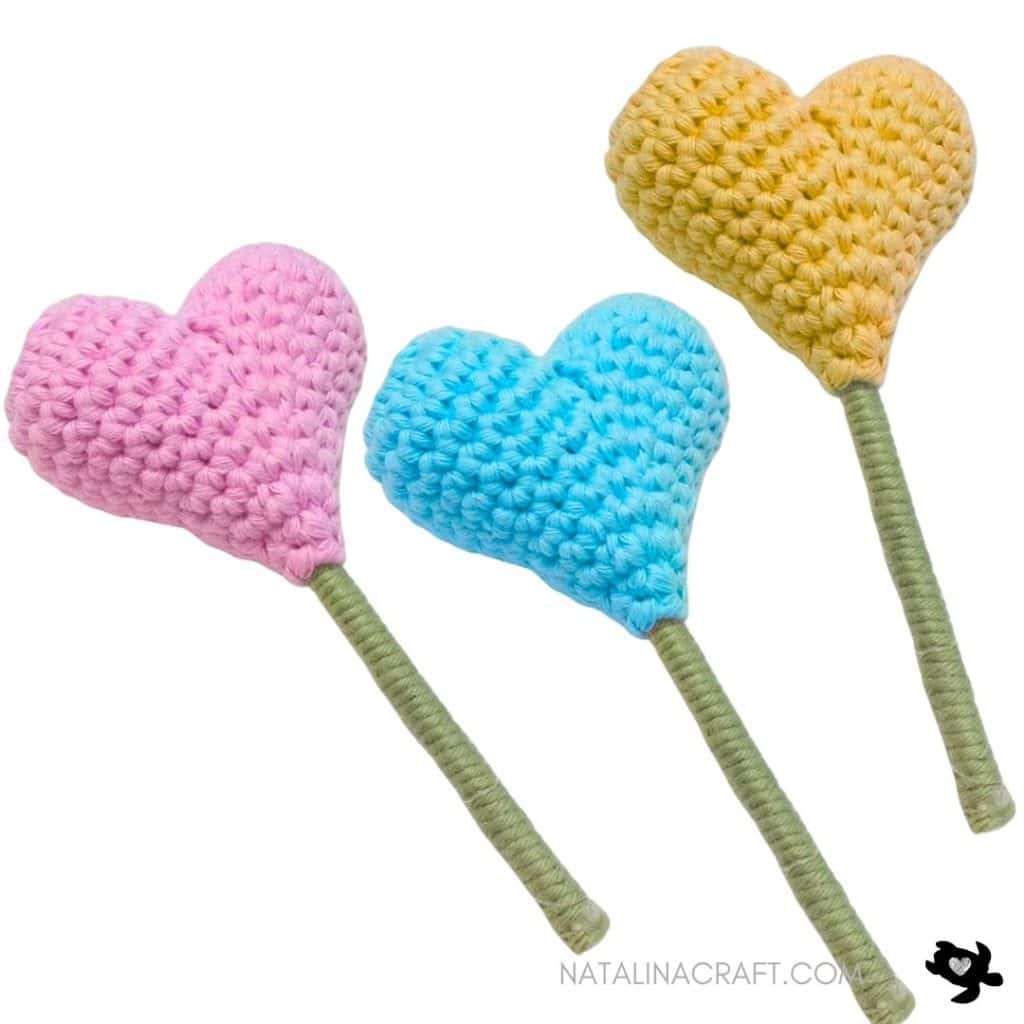 Crochet Lollipop Heart – Free Crochet Pattern