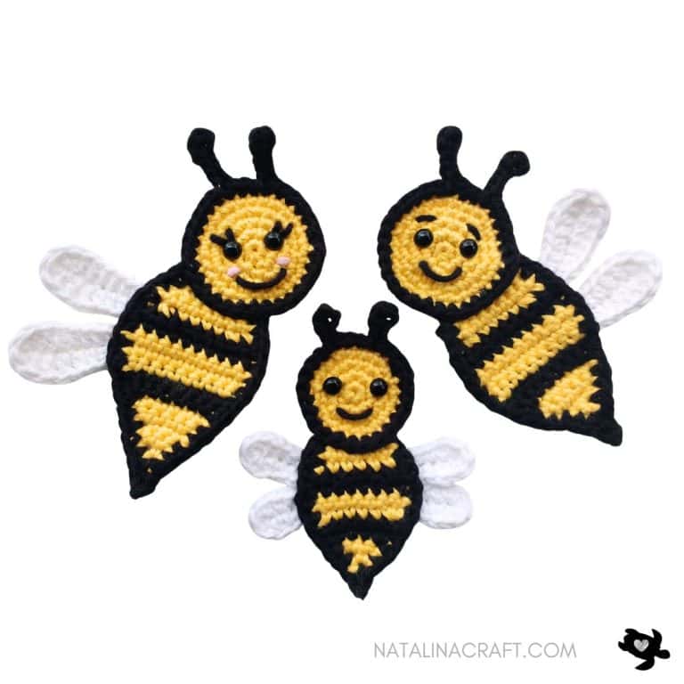 Crochet Bee - Appliques