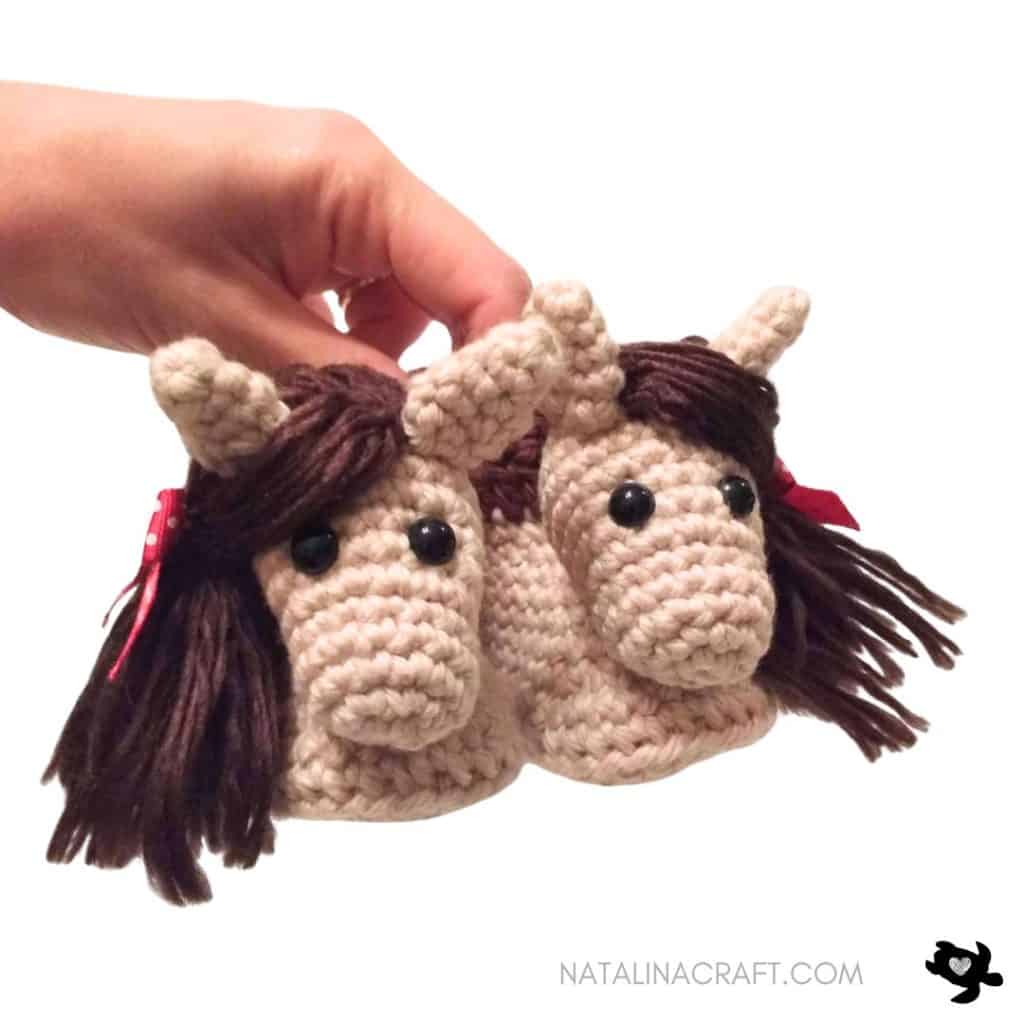 Horse Baby Booties - Free Crochet Pattern