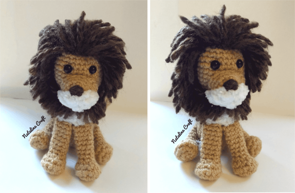 Free pattern crochet Lion
