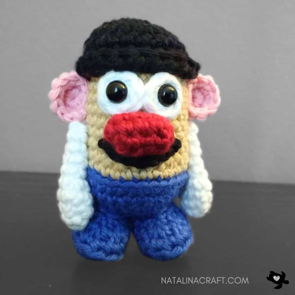Crochet Keychain Mr. Potato Head