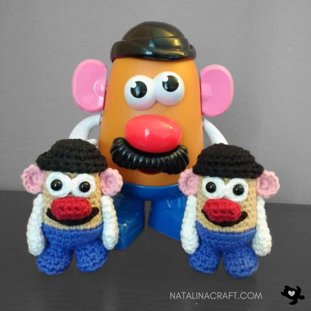 Crochet Keychain Mr. Potato Head