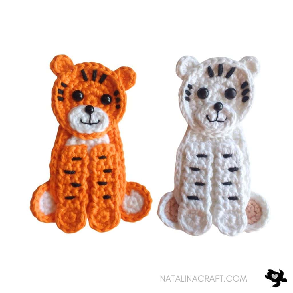 Crochet Tiger Applique