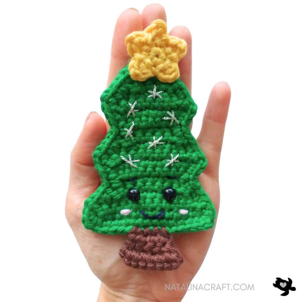Crochet Christmas Tree appliques