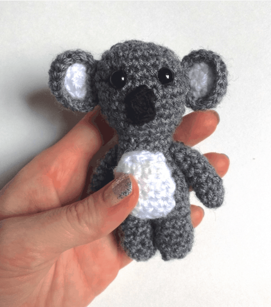 crochet keychain koala