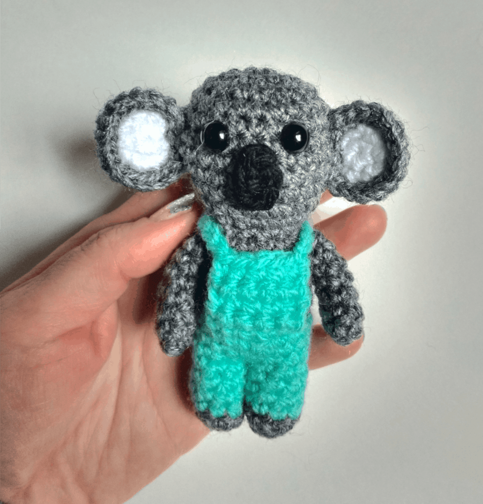Crochet Koala Keychain Natalina Craft