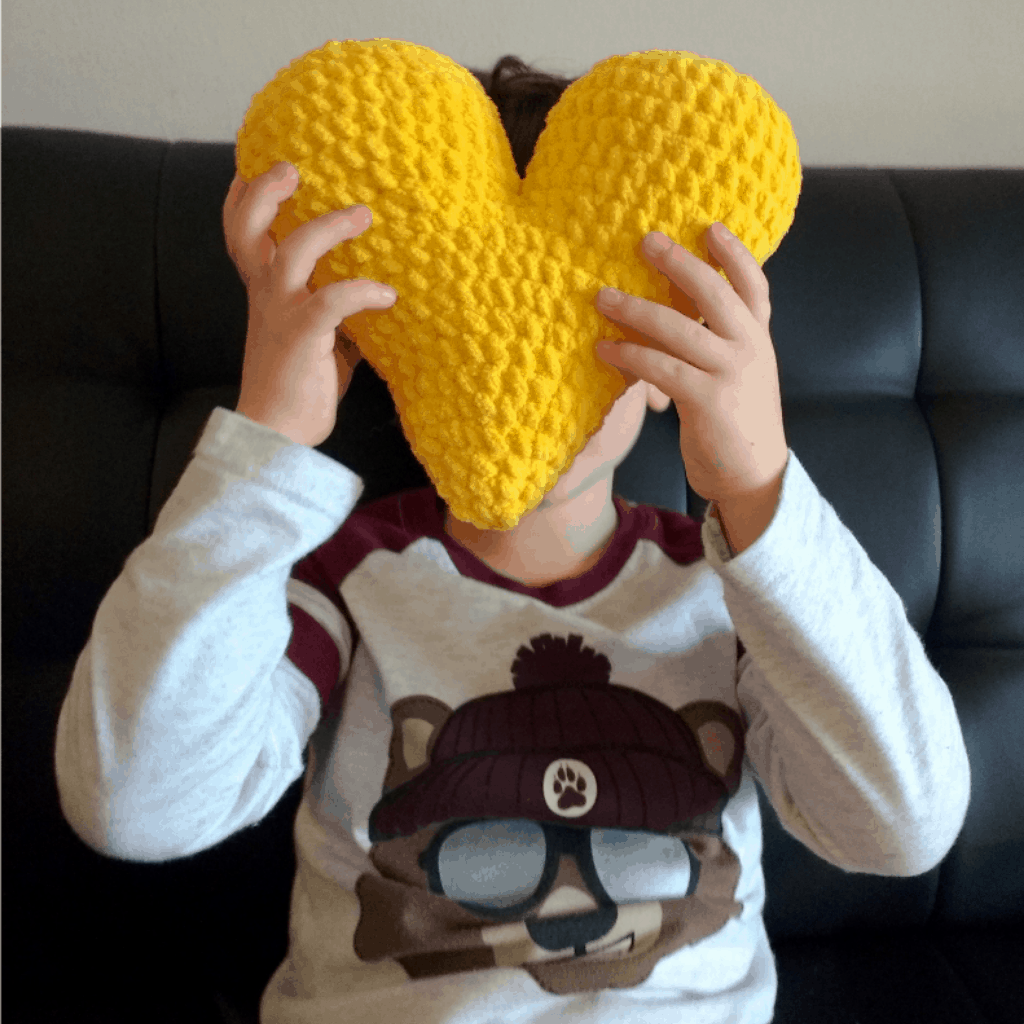 Crochet heart Valentine's day