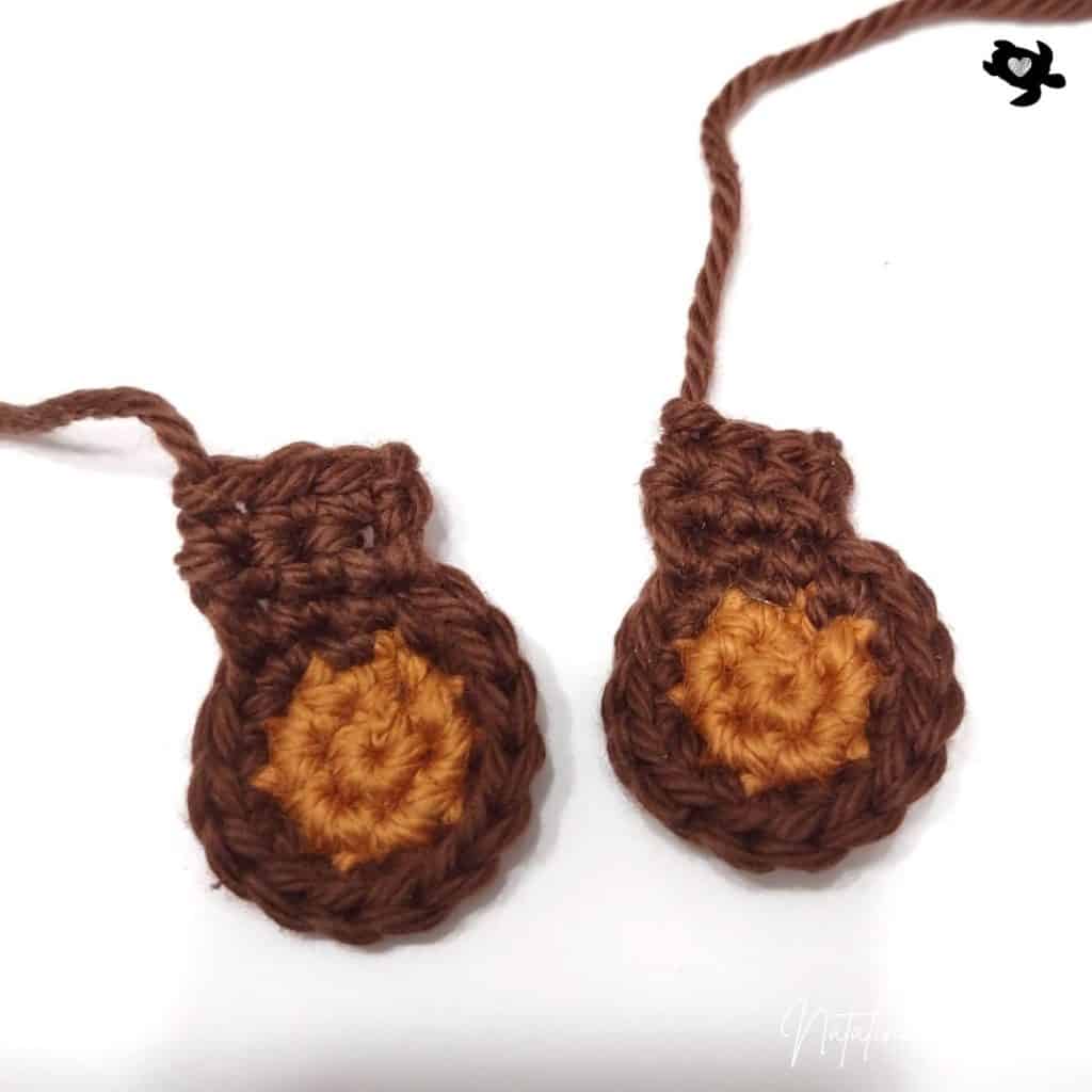 Brown Bear Crochet Appliqué Free Pattern Natalina Craft