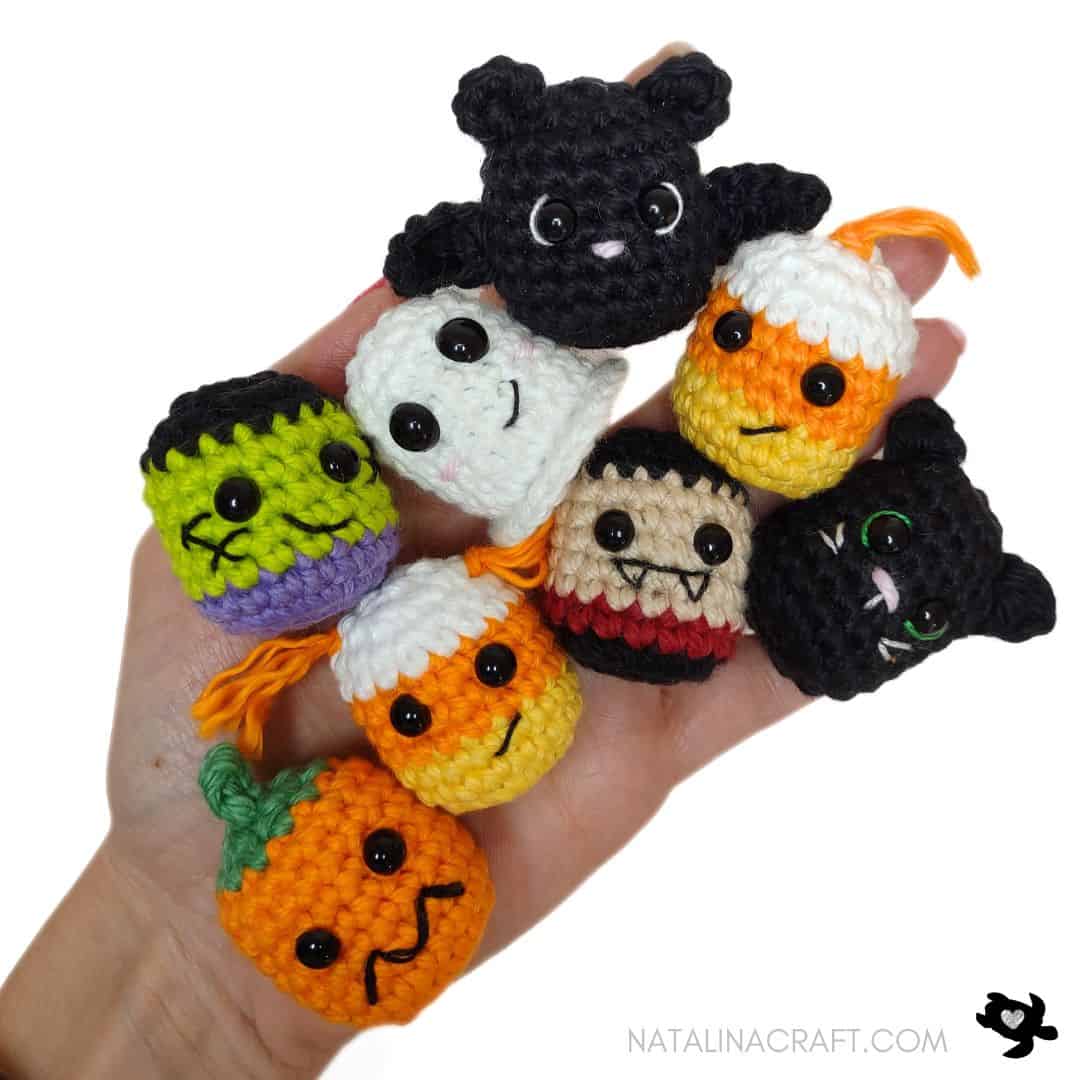 Halloween Mini Crochet Amigurumi Free Pattern Natalina Craft
