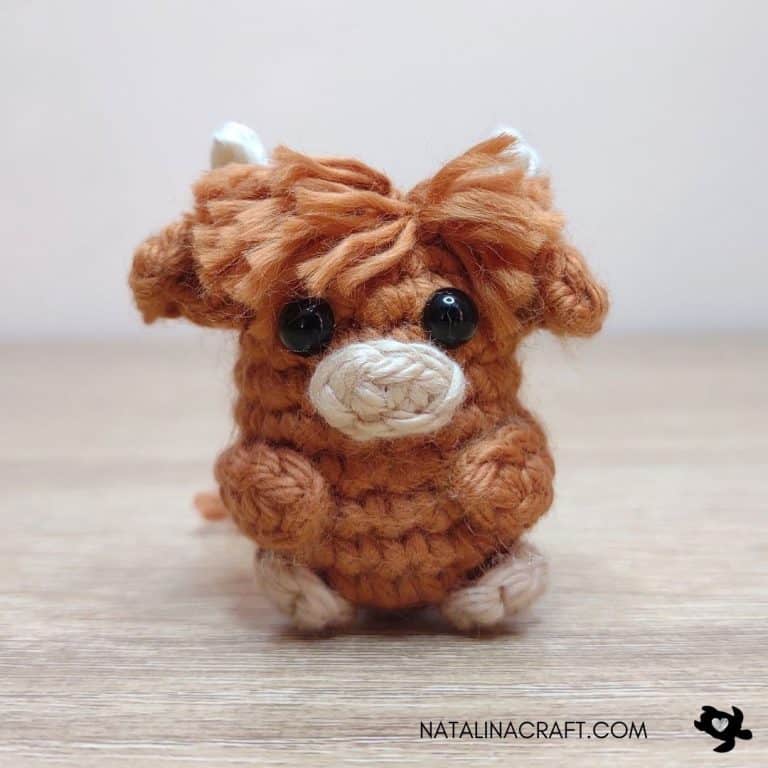 Highland Cow Crochet Pattern Natalina Craft