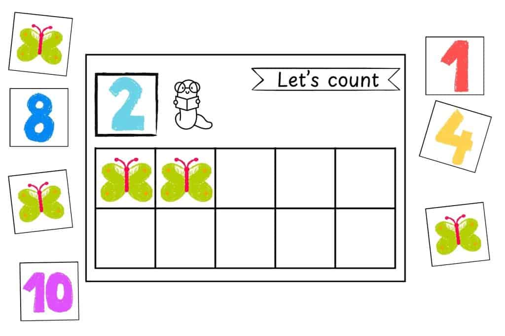 Free Preschool Counting Activity Printable | Numbers 1–10
