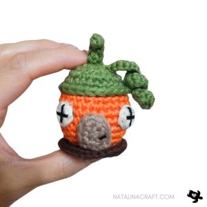Maison de poupée Citrouille: Tutoriel de Crochet