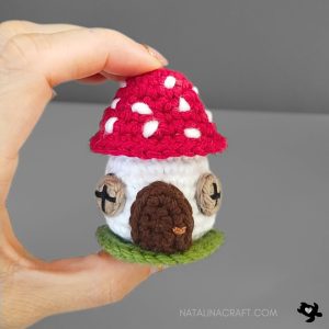 Maison de poupée champignon: Tutoriel de Crochet