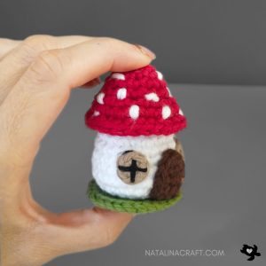 Maison de poupée champignon: Tutoriel de Crochet