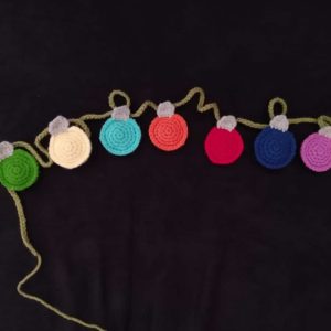 christmas garland ball crochet