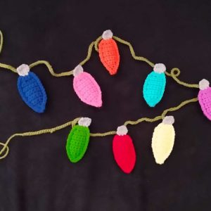 crochet garland christmas