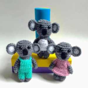3 crochet koala