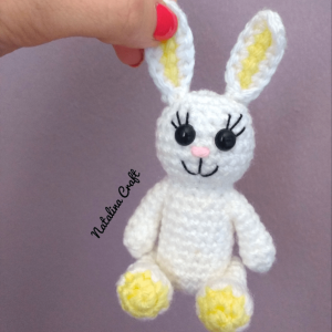 crochet bunny with big eyes