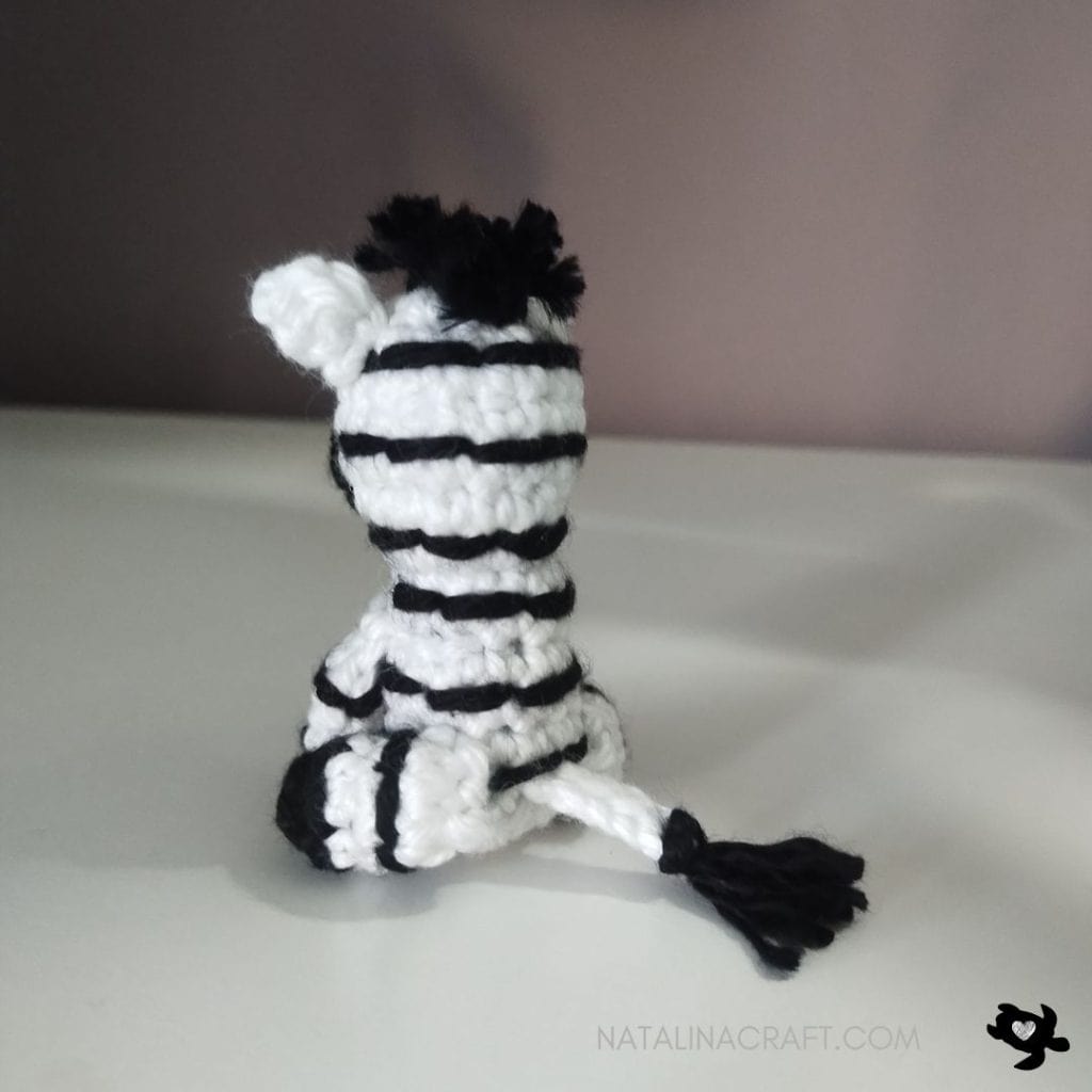 Mini Zèbre – Modèle au Crochet