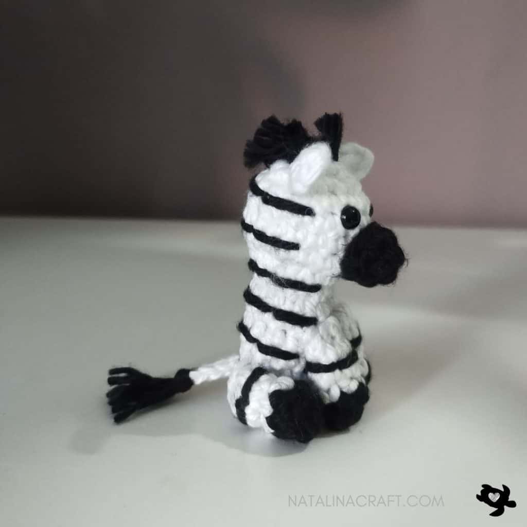 Mini Zèbre – Modèle au Crochet
