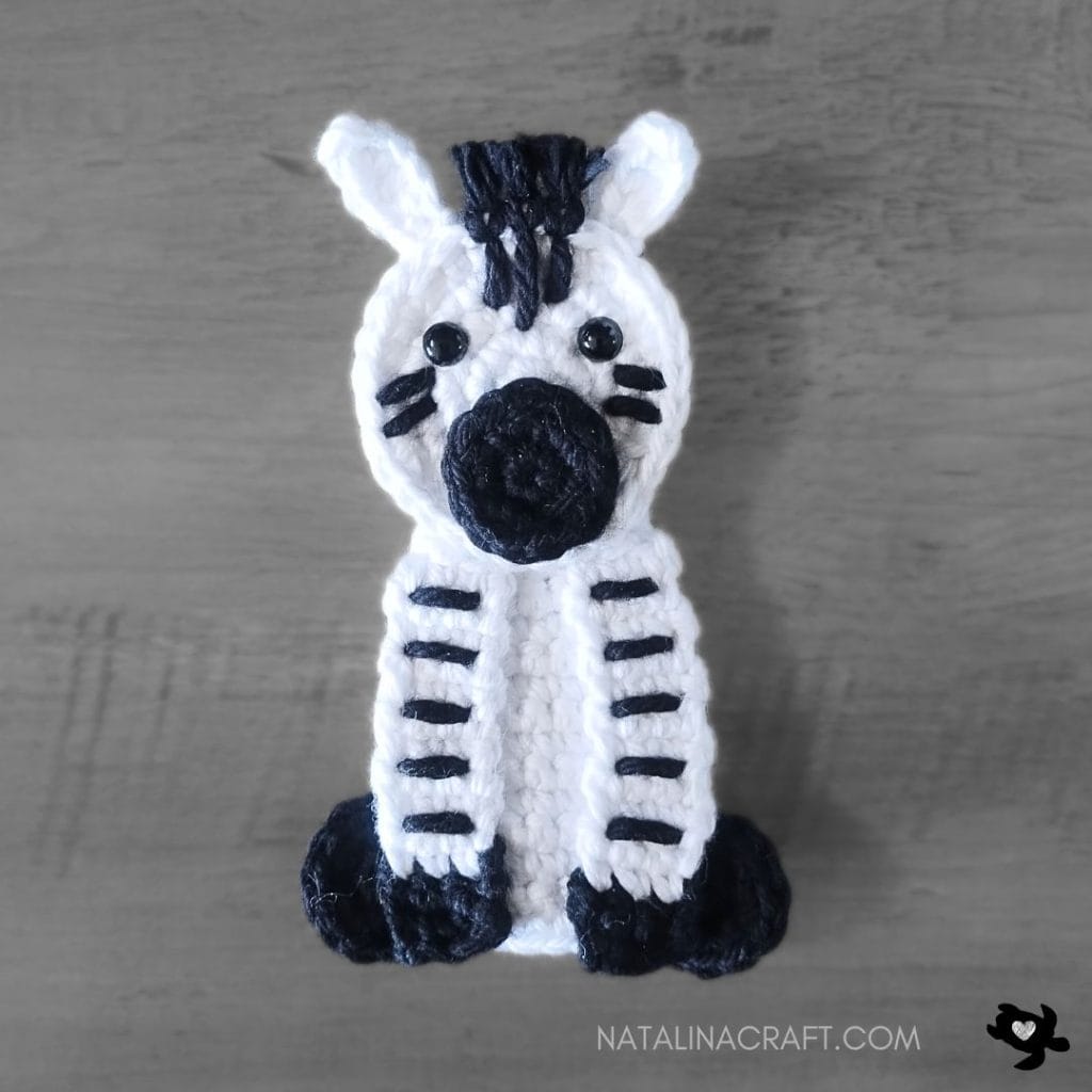 Zebra Applique Crochet Pattern