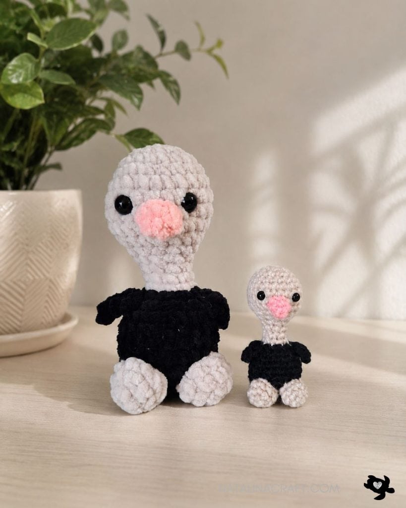 Baby Ostrich Free Crochet Pattern