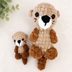 crochet sea otter